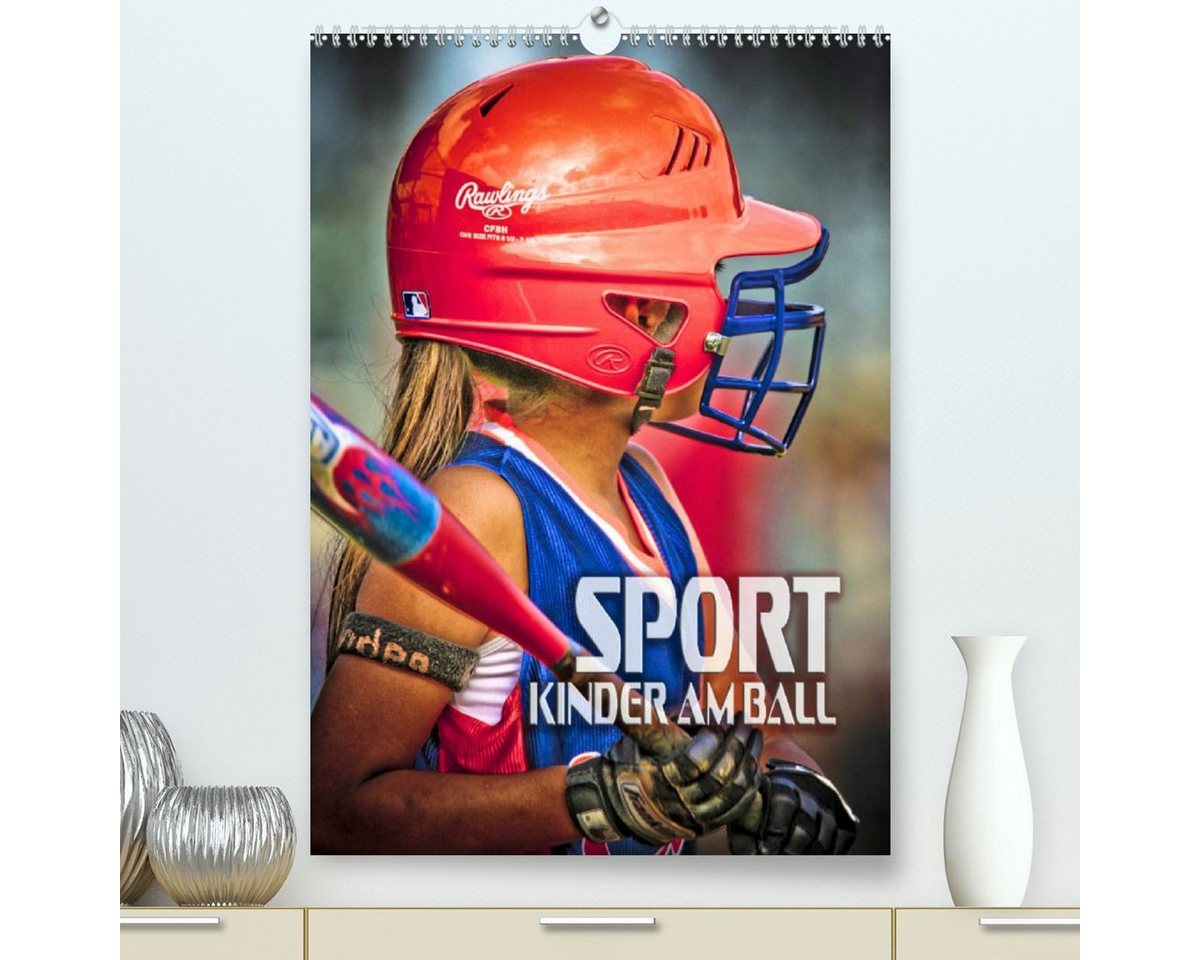 CALVENDO Wandkalender Sport - Kinder am Ball (Premium, hochwertiger DIN A2 Wandkalender 2023, Kunstdruck in Hochglanz) von CALVENDO