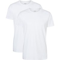 2er Pack camano Men comfort BCI cotton Crew Neck T-shirt 1000 - white XL von CAMANO