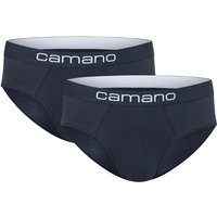 2er Pack camano Men comfort BCI cotton Slips 5580 - navy blazer L von CAMANO