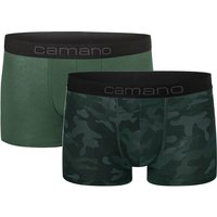 2er Pack camano Men comfort BCI cotton Trunks 7721 - tea mix M von CAMANO
