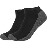 2er Pack camano Pro Tex Funktions-Sneakersocken 0005 - black 43-46 von CAMANO