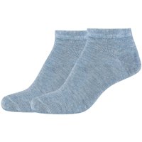 2er Pack camano Silky Feeling Sneakersocken Damen 0099 - stone melange 39-42 von CAMANO