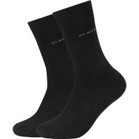 2er Pack camano ca-soft walk Socks 0005 - black 43-46 von CAMANO