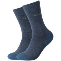 2er Pack camano ca-soft walk Socks 5700 - jeans melange 39-42 von CAMANO