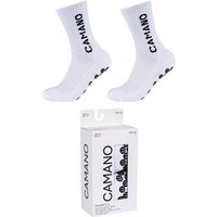2er Pack camano function organic grip Allrounder Socks 1000 - white 43-46 von CAMANO