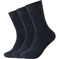 3er Pack camano Comfort Baumwoll Crew Socken 0004 - navy 39-42 von CAMANO