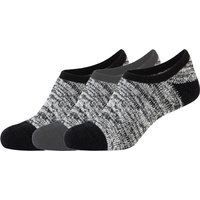 3er Pack camano Warm-Up Antirutsch Sneakersocken Damen 9997 - black mix 39-42 von CAMANO