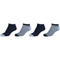 4er Pack camano Silky Feeling Mini Stripe Sneakersocken Damen 5300 - stone melange 39-42 von CAMANO