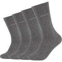 4er Pack camano Soft Bamboo Crew Socken 9700 - dark grey melange 41-46 von CAMANO