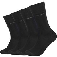 4er Pack camano Soft Crew Socken 0005 - black 35-38 von CAMANO