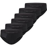 6er Pack camano Comfort Slips Herren 0801 - black grey white XXL von CAMANO