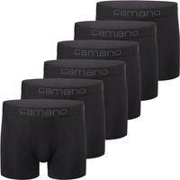 camano Men comfort BCI cotton Boxershorts 6p in Box 9999 - black XL von CAMANO