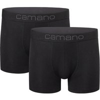 camano Men comfort BCI cotton Boxershorts 9999 - black L von CAMANO