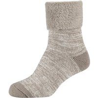 camano Mouline Cosy Crew Socken Damen 1901 - taupe 39-42 von CAMANO