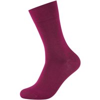 camano Soft Bio-Baumwoll Crew Socken Herren 4569 - red bud 41-46 von CAMANO