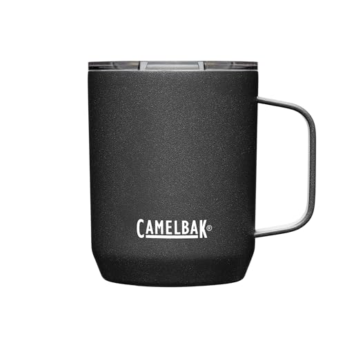 CAMELBAK Unisex – Erwachsene Camp Mug Vacuum Insulated Thermobecher, Black, 1 Stück (1er Pack) von CAMELBAK