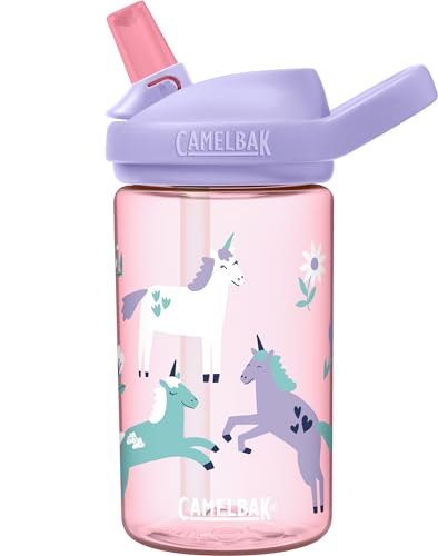 CAMELBAK Eddy+ Kids Everyday Wasserflasche – Starkes Fallsicheres Design – BPA-frei – auslaufsicher – spülmaschinenfest – 400 ml von CAMELBAK