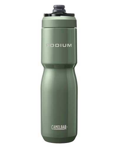 CAMELBAK Podium Vakuumisolierte Wasserflasche aus Edelstahl, 650 ml, für Sport, Radfahren, auslaufsicheres Design von CAMELBAK