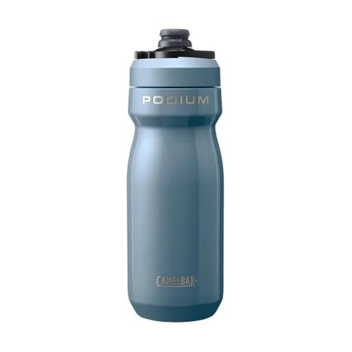 CAMELBAK Podium Vakuumisolierte Wasserflasche aus Edelstahl, 530 ml, für Sport, Radfahren, auslaufsicheres Design von CAMELBAK