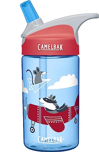 Camelbak Kinder Eddy .4L Trinkflasche, Airplane Bandits, 0.4 Liter von CAMELBAK