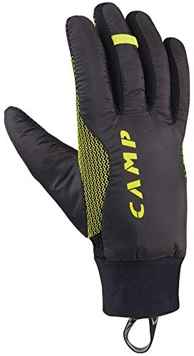 CAMP G Air Grün - Primaloft Isolierter ultraleichter Primaloft Handschuh, Größe M - Farbe Black - Lime von CAMP
