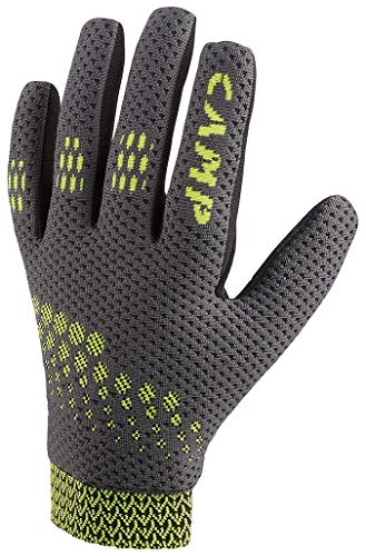CAMP K Air Grau - Leichte atmungsaktive Handschuhe, Größe XL - Farbe Grey - Lime von CAMP