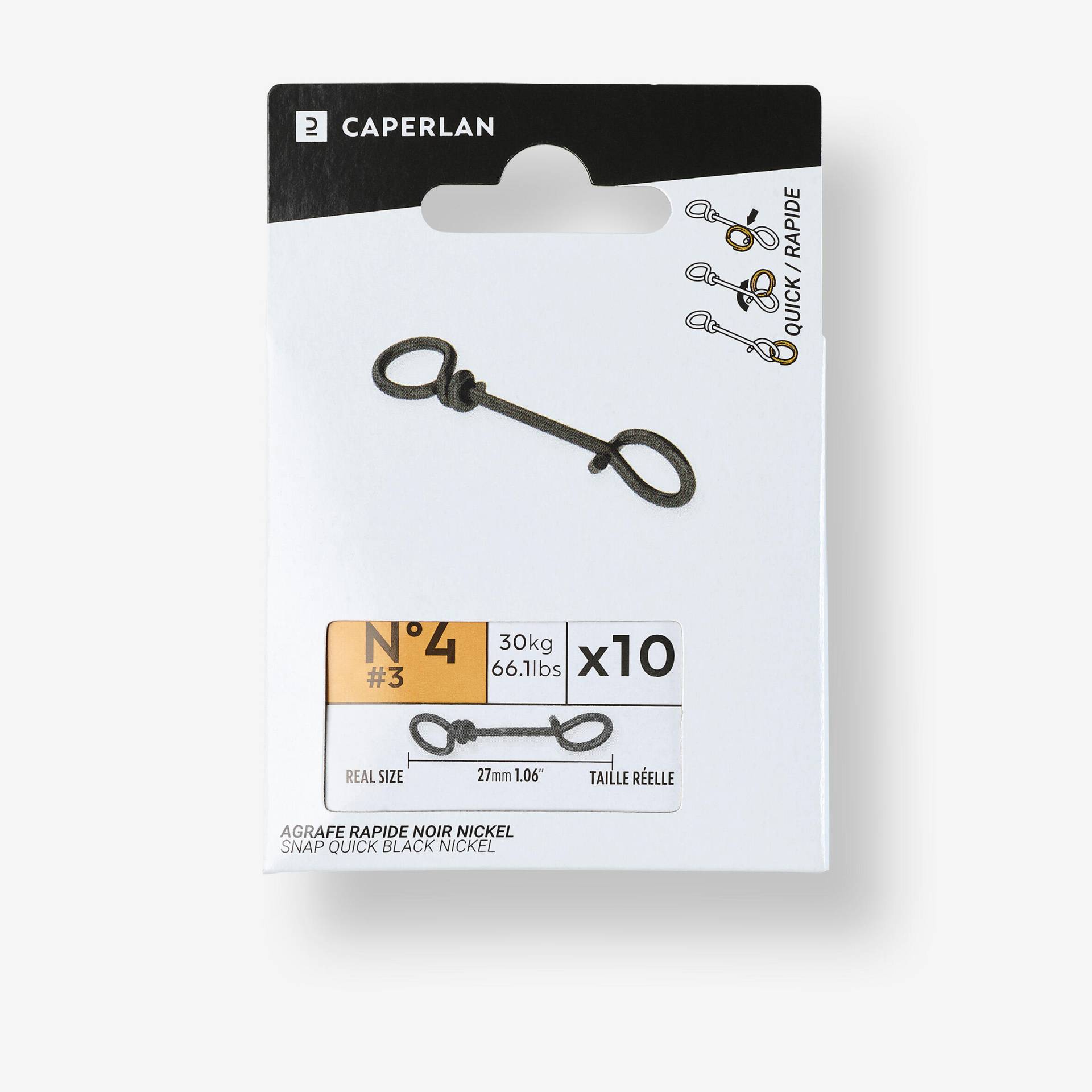 Karabiner Rapid Black Nickel von CAPERLAN