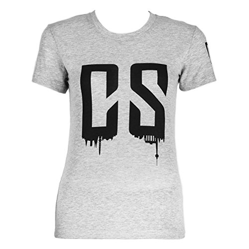 CAPITAL SPORTS Beforce Sportswear Trainings-T-Shirt XS Damen Freizeit-Sport-Shirt Rundhals (Kurzarm, meliert, für Frauen, Größe: XS) grau von CAPITAL SPORTS