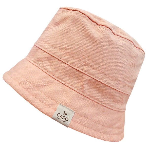 CAPO - Canvas Bucket Hat - Hut Gr S rosa/beige von CAPO