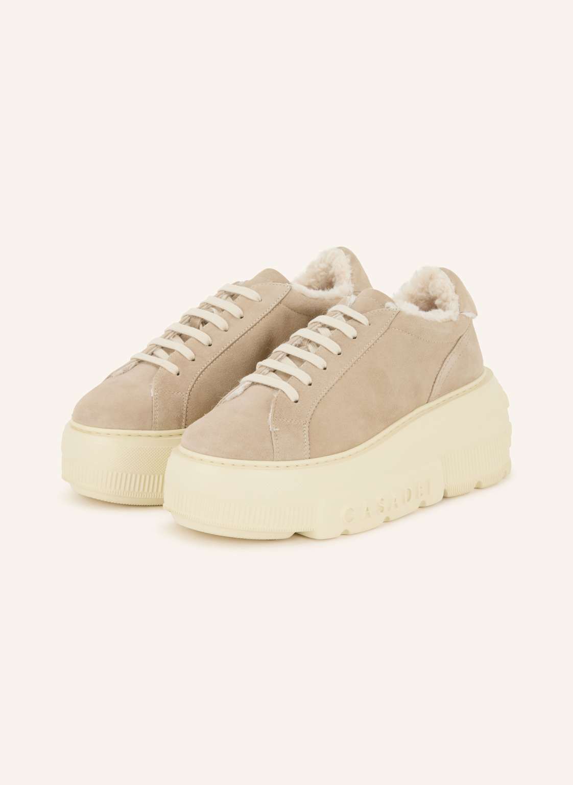 Casadei Sneaker beige von CASADEI