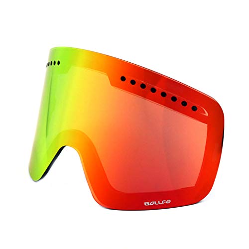 CASNO Skibrille mit magnetischer, doppellagiger, abnehmbarer Linse, Skifahren, Anti-Beschlag-UV-Snowboard-Auge zum Schutz, für Herren und Damen, Ski-Sonnenbrille, Brillen, Kinder, von CASNO