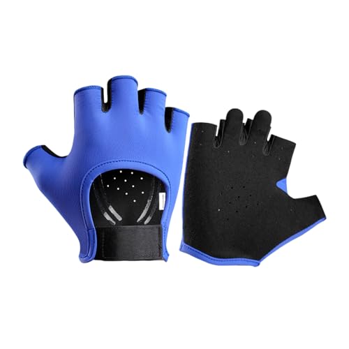 CASNO Sport-Halbfinger-Handschuh, atmungsaktiv, fingerlos, Fitness, Radfahren, Innenliegen, rutschfest, dünner Trainingshandschuh, interne Rutschfestigkeit von CASNO