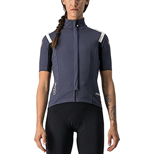 CASTELLI 4519536-570 GABBA RoS W Women's Jacket Dark Steel Blue/Soft Pink XL von CASTELLI