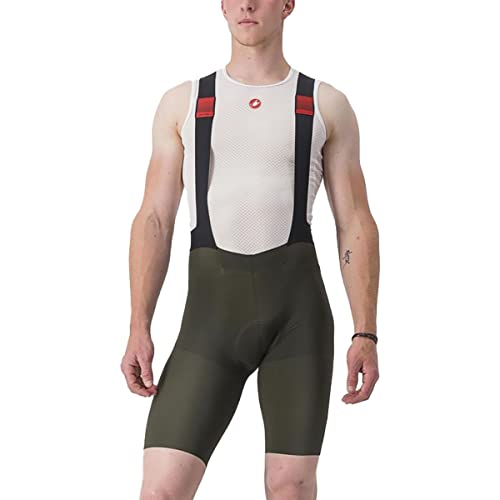 CASTELLI 4521002-309 Premio Black BIBSHORT Shorts Men's Dunkelgrün XL von CASTELLI