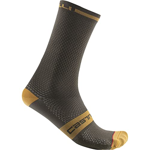 CASTELLI 4521029-309 SUPERLEGGERA T 18 SOCK Socks Men's Dunkelgrün XXL von CASTELLI