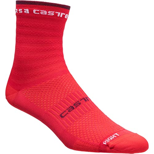CASTELLI 4521062-081 ROSSO CORSA W 11 SOCK Socks Women's Hibiskus M von CASTELLI