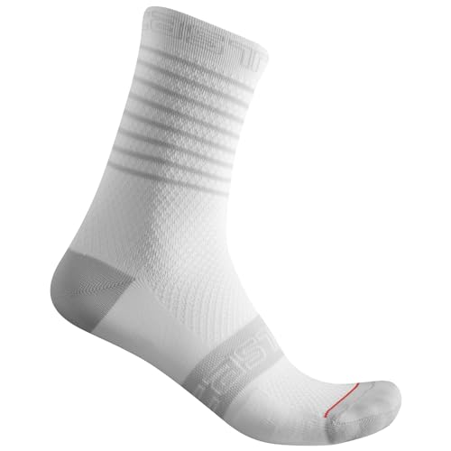 CASTELLI 4521063-001 SUPERLEGGERA W 12 SOCK Socks Women's Weiß XL von CASTELLI