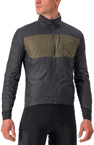 CASTELLI 4521507-010 UNLIMITED PUFFY JKT Jacket Herren BLACK/TARMAC Größe XL von CASTELLI