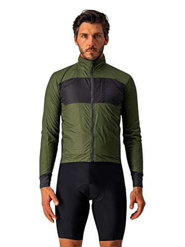 CASTELLI 4521507-316 UNLIMITED PUFFY JKT Jacket Herren MILITARY GREEN/DARK GRAY Größe XXL von CASTELLI