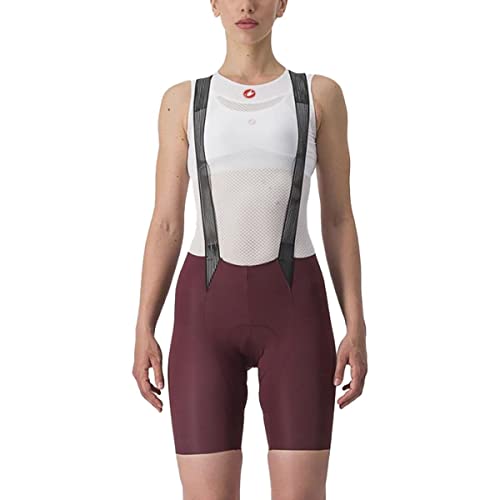 CASTELLI 4522046-625 Free AERO RC W BIBSHORT Shorts Women's Deep Bordeaux L von CASTELLI