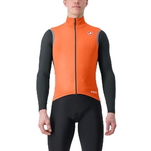 CASTELLI 4522514-857 PERFETTO RoS 2 VEST Jacket Herren RED ORANGE Größe XXL von CASTELLI