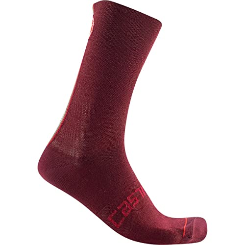 Castelli 4522567 RACING STRIPE 18 SOCK Socks Unisex BORDEAUX S/M von CASTELLI