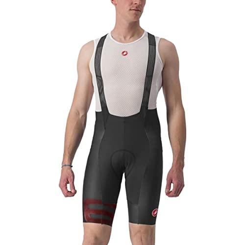 CASTELLI 4523002-123 Free AERO RC KIT BIBSHORT Shorts Men's Schwarz Rot S von CASTELLI