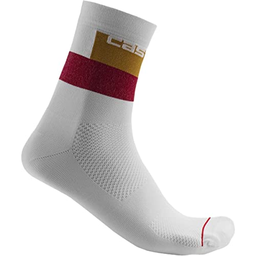 CASTELLI 4523027-065 BLOCCO 15 SOCK Socks Men's Elfenbein XXL von CASTELLI