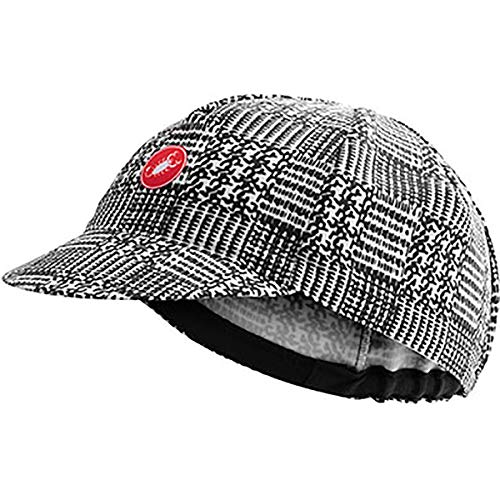 CASTELLI Herren Maison Cap mütze, Schwarz/Weiß, Einheitsgröße von CASTELLI
