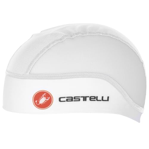 CASTELLI Herren Summer Skullcap cap, Weiß, Einheitsgröße EU von CASTELLI