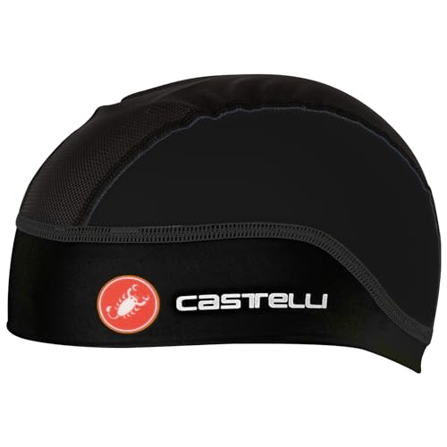 CASTELLI Men's Summer Skullcap Hat, Schwarz, Einheitsgröße von CASTELLI