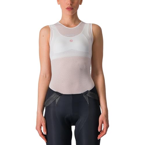 CASTELLI Damen Pro Mesh W Sleeveless Arm Sleeve, Weiß, S EU von CASTELLI