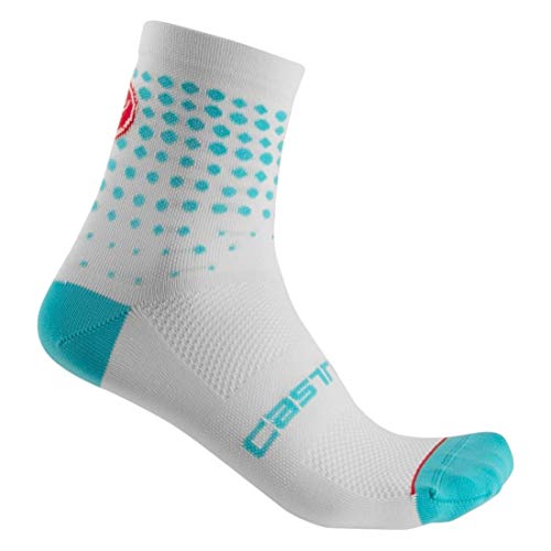 CASTELLI Punkte Damen-Socken, Damen, Socken, 4520082, weiß, S-M von CASTELLI