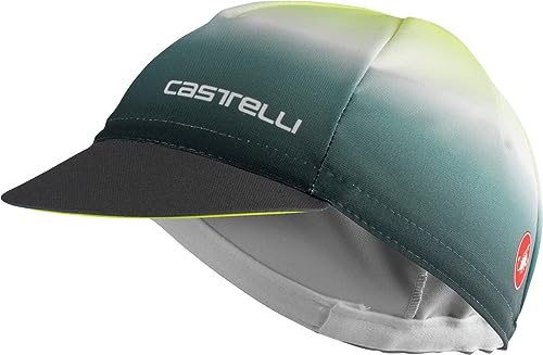 CASTELLI Women's Dolce Cap Hat, Schwefel/Militärgrün, Einheitsgröße von CASTELLI